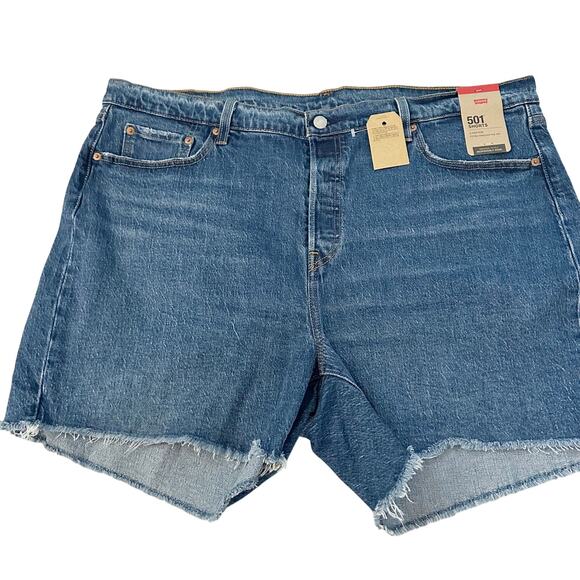 Levi's 501 High Rise Shorts 20W NWT - Picture 2 of 7